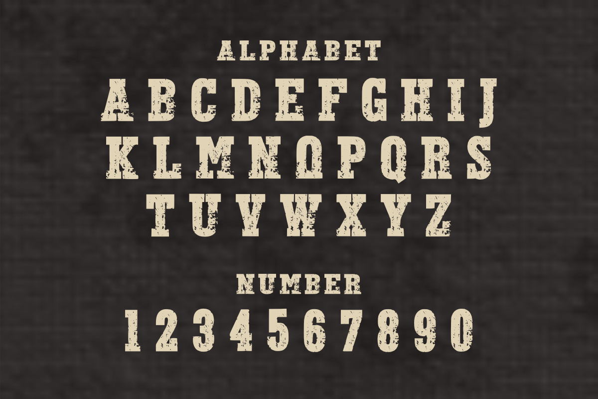 Western Sports - Varsity Font, a Slab Serif Font by KiddoGlyphs Studio (Photo 4 of 5)