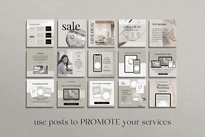 Business Coach Instagram Templates