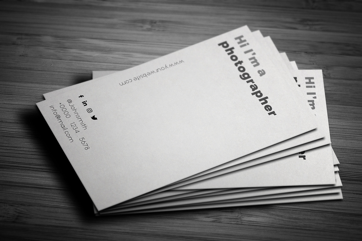 Photography Business Card Template, a Business Card Template by Saman Osama (Photo 3 of 4)
