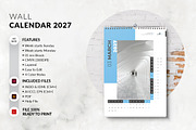 2027 Wall Calendar Template, a Stationery Template by MstArtwork (Thumbnail 3 of 6)