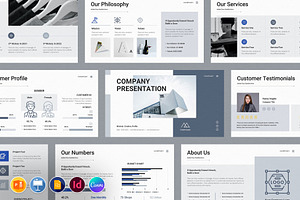 Company Profile Presentation CANVA