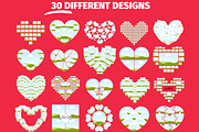 Heart Photo Collage Canva Template, a Social Media Template by GraphiCarola (Thumbnail 2 of 15)
