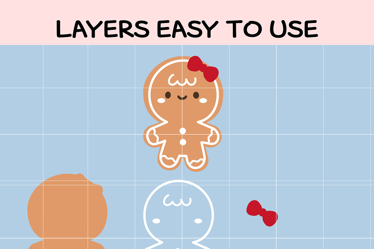 Christmas Gingerbread Cookies SVG, an Illustration by TheHitShop (Photo 9 of 10)