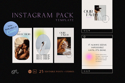 Instagram Posts & Stories CANVA & PS