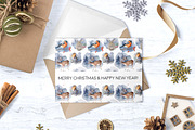 Elegant Christmas patterns bundle, a Seasonal Illustration by Yuliya Derbisheva (Thumbnail 6 of 10)