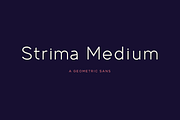 Strima Medium, a Sans Serif Font by Nicolas Desle (Thumbnail 1 of 3)
