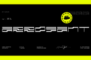 ARROGANT MONO, a Sans Serif Font by ZIEBA (Thumbnail 1 of 7)