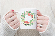 Summer Juicy Watermelon Clipart, an Illustration by Watercolor design (Thumbnail 9 of 11)