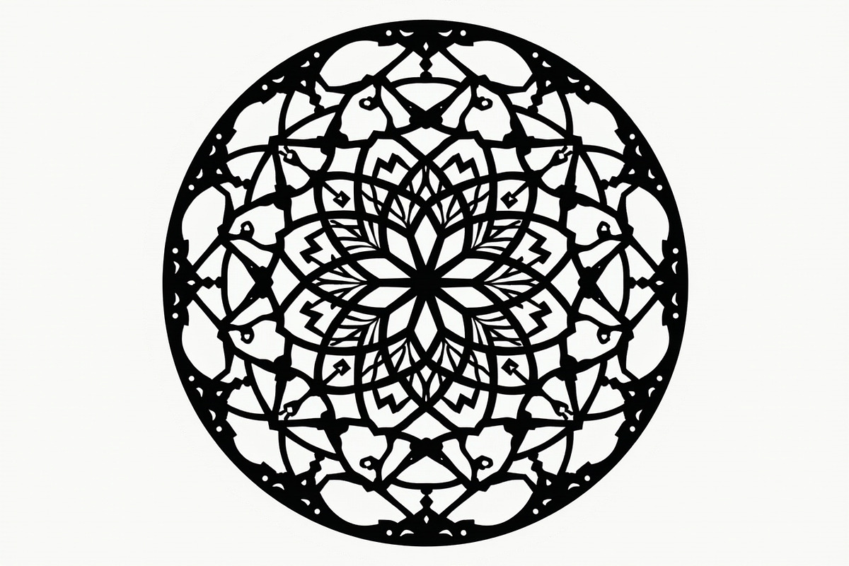 Intricate Mandala Laser Cut Designs, an Object Graphic by balal (Photo 11 of 16)