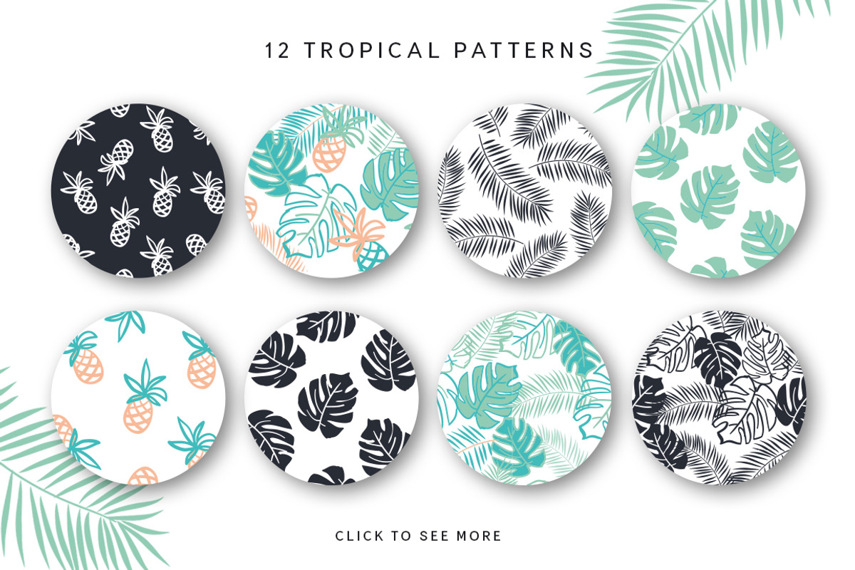 Tropical patterns, a Pattern Graphic by OJardin (Photo 2 of 4)