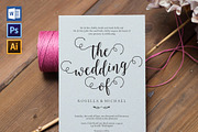 Wedding Invitation Template WPC440, an Invitation Template by Shafura_Wedding (Thumbnail 1 of 5)