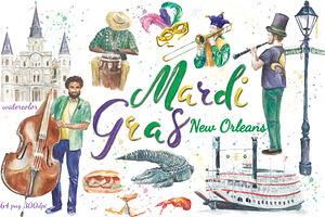 Mardi Gras New Orleans Clip Art