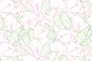 18 Floral Seamless Patterns Set, a Pattern Graphic by Sunset&Sea Design (Thumbnail 6 of 6)