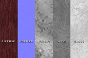 Cherry Hardwood (Tileable), a Textures & Material 3D Model by Fiat Lux (Thumbnail 6 of 6)