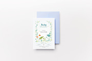 2 Canva Baby Shower Invitation, a Card Template by The Dark Matter Art (Thumbnail 2 of 7)