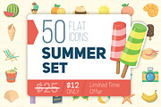 Summer icons set, an Icon by Chuhastock (Thumbnail 1 of 7)