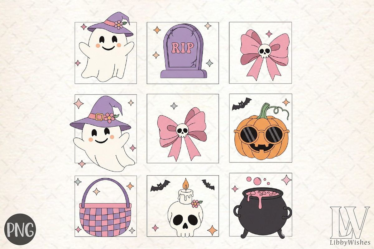 Groovy Hallowee Spooky Sublimation, an Illustration by Libby Wishes (Photo 1 of 5)
