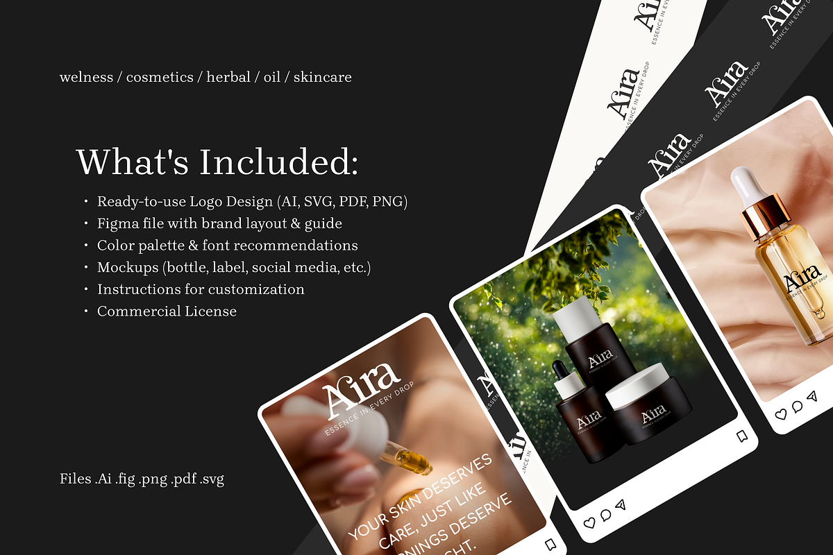 Aira - Elegant Logo and Brand Guide preview 3