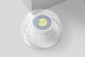 Round Cake Container Mockups