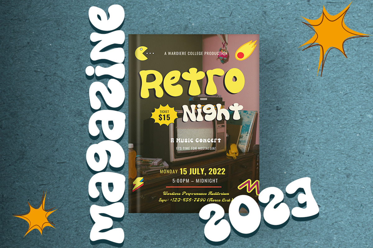 Shoese Flower - 1990's Retro Font, a Handwritten Font by Dhabee (Photo 10 of 12)