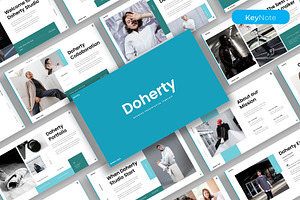Doherty – Business Keynote Template, a Presentation Template by kreatifreya
