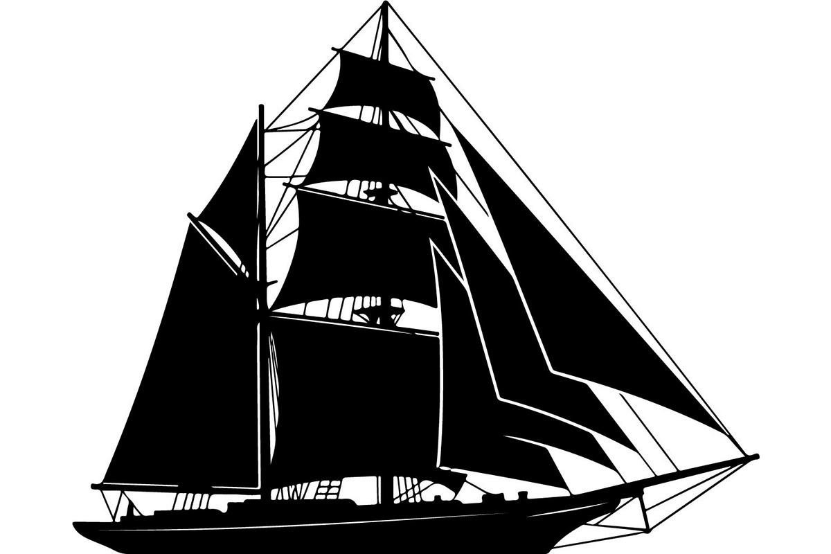 Boat & Ship Silhouette Vector Mega, an Object Illustration by Designer_Momina (Photo 16 of 21)