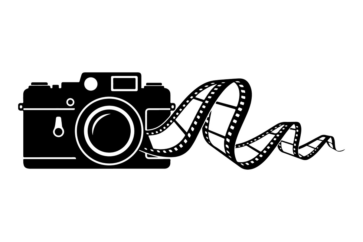 Vintage Camera Film Silhouette, an Object Illustration by yasushie (Photo 11 of 31)