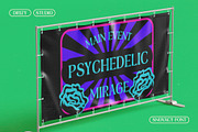 Snovacy - Psychedelic Display Font, a Sans Serif Font by Drizy (Thumbnail 8 of 10)