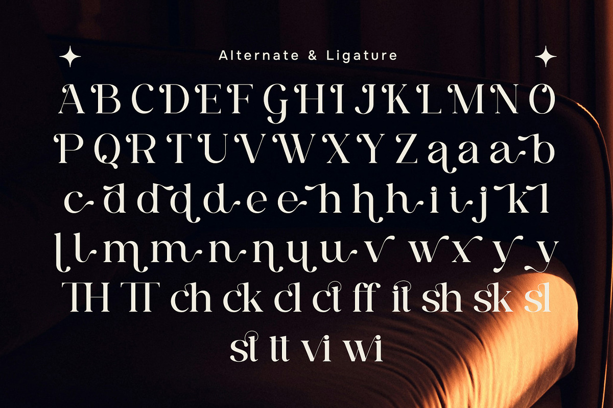 Luxoria - Classy Retro Serif Font, a Serif Font by Flawless And Co (Photo 9 of 10)