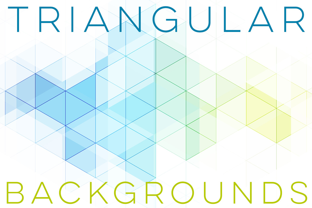 Triangular Geometric Backgrounds, a Texture Graphic by lissius (Photo 1 of 8)