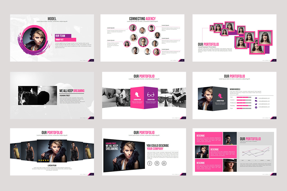 Fashion Keynote template, a Presentation Template by Stock Shape (Photo 4 of 12)