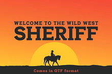 SHERIFF: A Font of the Wild West