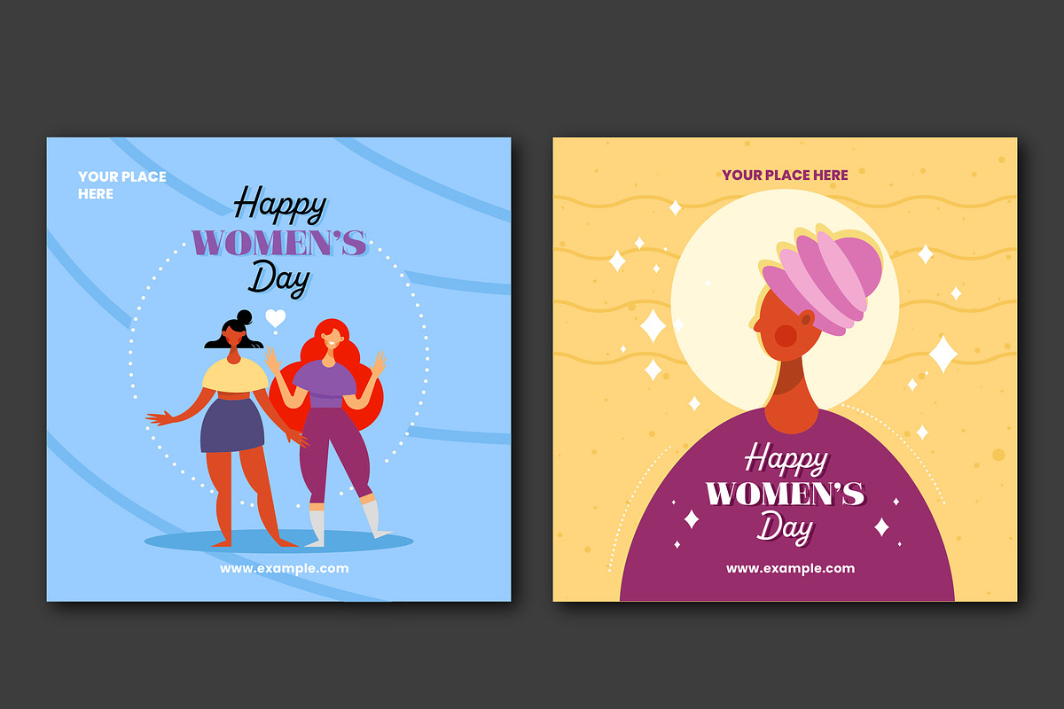 Women's Day Social Media Set, a Templates & Theme by studiogstock (Photo 2 of 3)