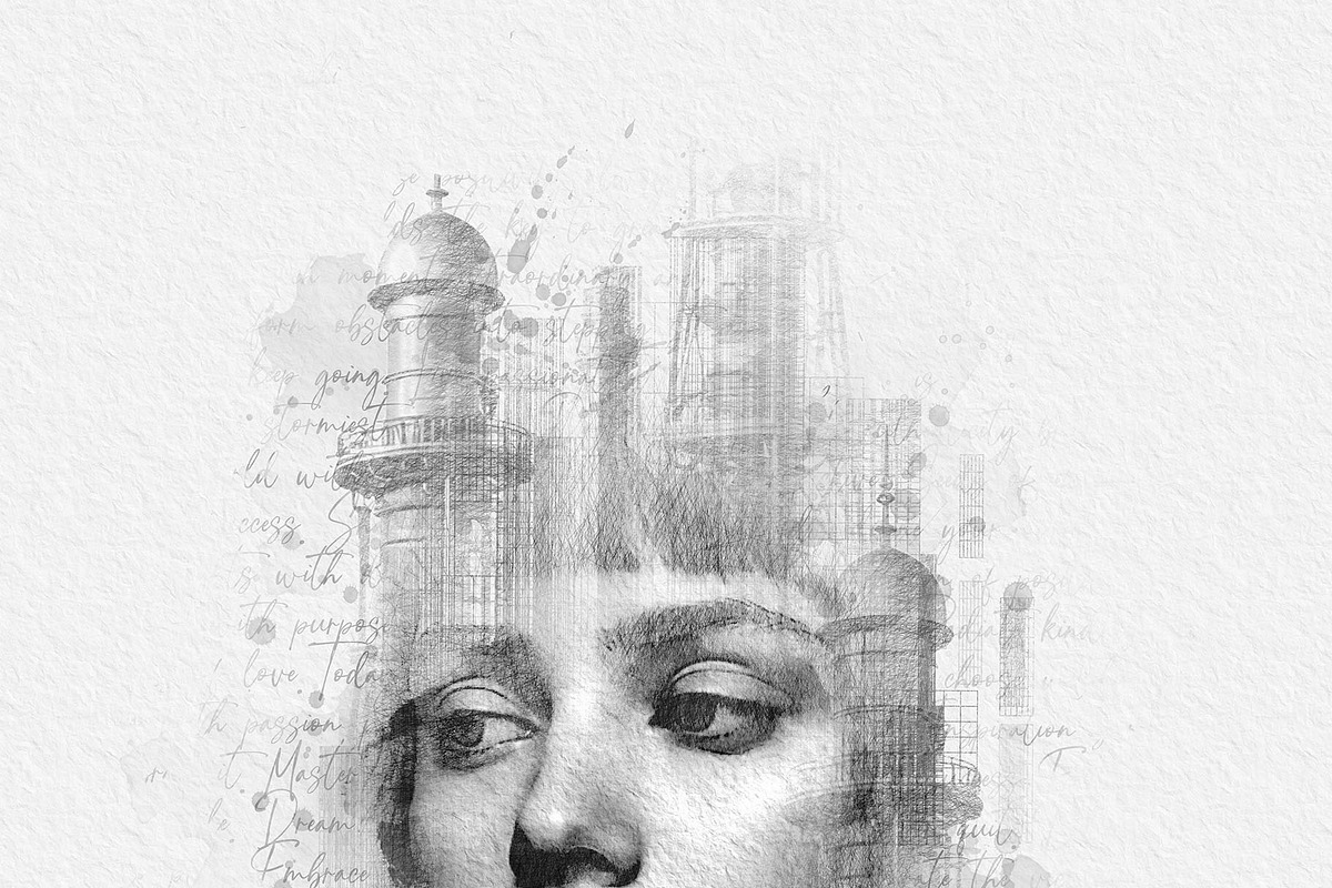 Mixed Art Photo Effect Template, an Action Add-On by Photoshop Action (Photo 9 of 14)