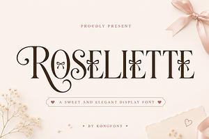 Roseliette - Elegant Serif Font