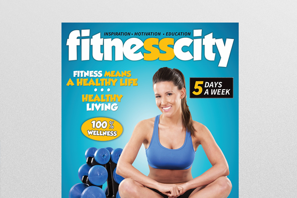 Fitness Flyer Bundle, a Flyer Template by fatihakdemir (Photo 2 of 4)