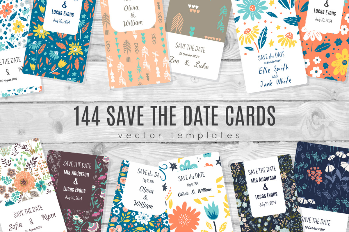 144 Save tha Date templates, a Card Template by DariSmartArt (Photo 20 of 20)