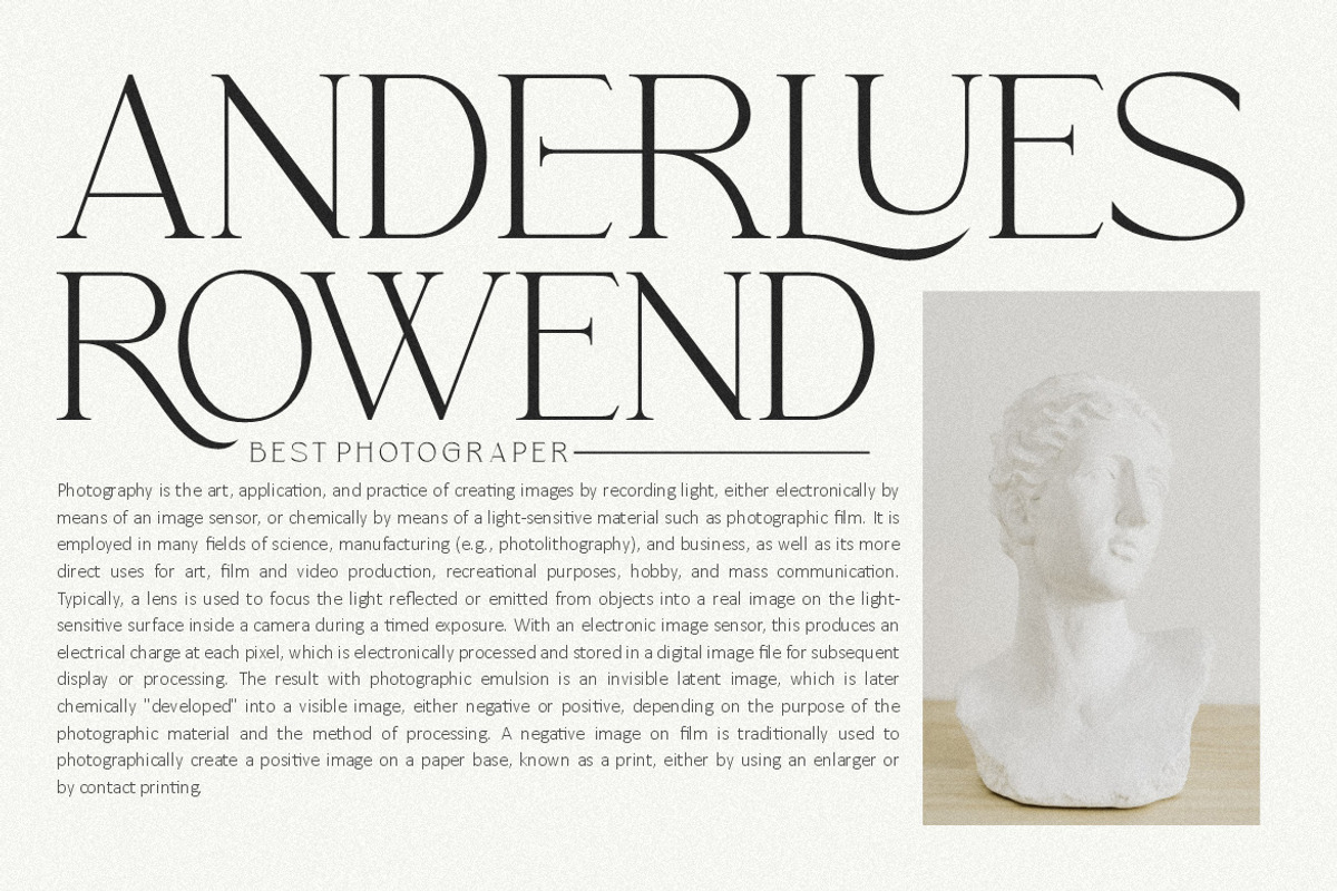 Vailery Font - Modern Serif Font, a Serif Font by HansCo Studio (Photo 2 of 10)