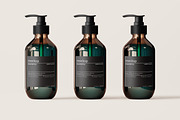 Amber – Glass Soap Bottle Mockup Set, a Packaging Mockup by Zumrod (Thumbnail 5 of 10)