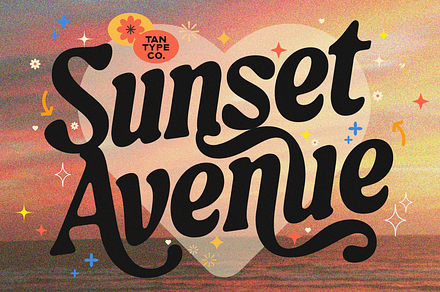 TAN-SUNSET, a Serif Font by TanType