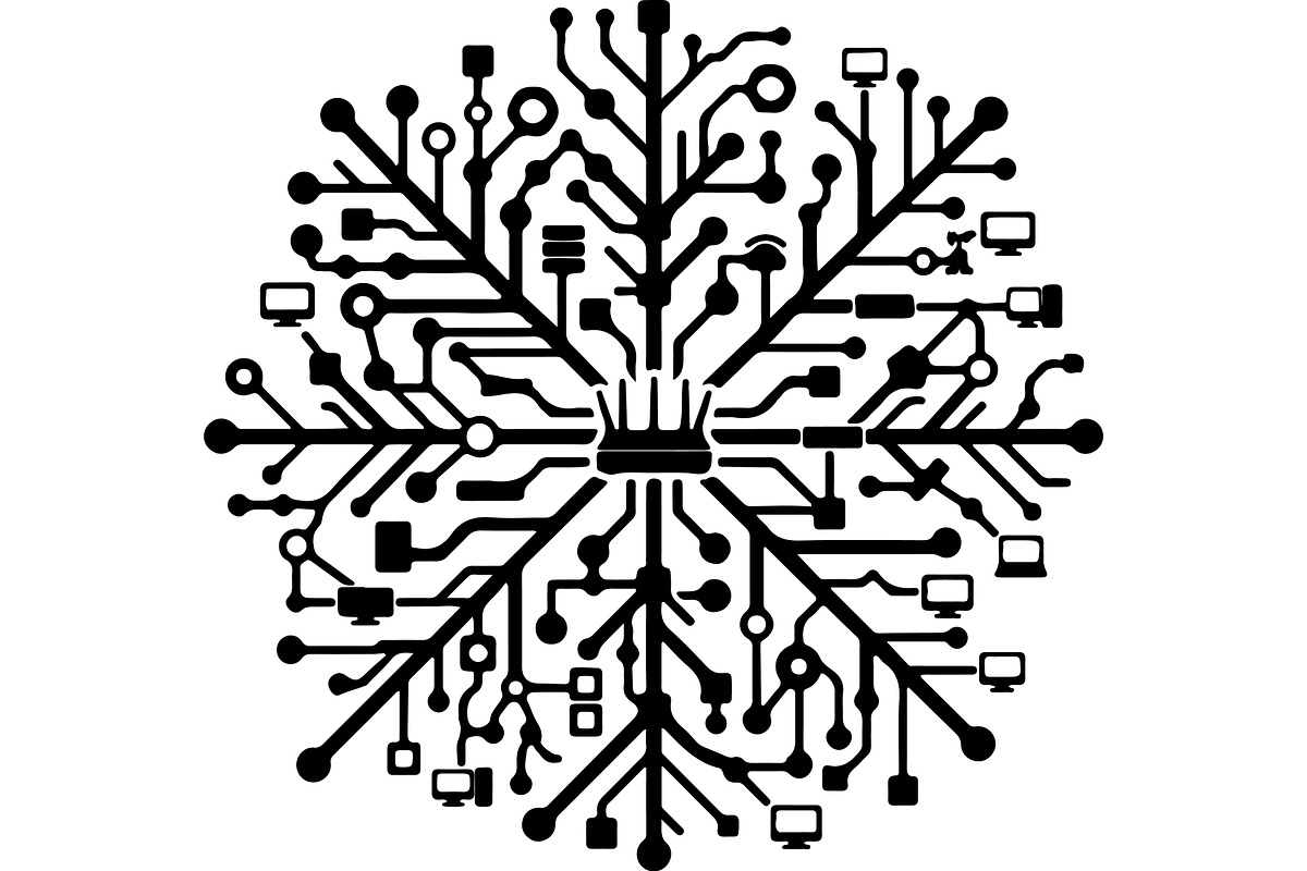Abstract technology and network, a Technology Illustration by abu67222 (Photo 2 of 13)