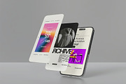 Phone Screen Presentation Mockup, a Device Mockup by zippypixelstudio (Thumbnail 3 of 7)