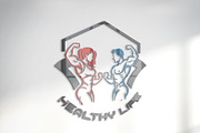Custom Fitness & Gym Logo Design, a Branding & Logo Template by YUDesignStore (Thumbnail 3 of 8)