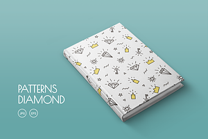 Pattern of crowns diamonds