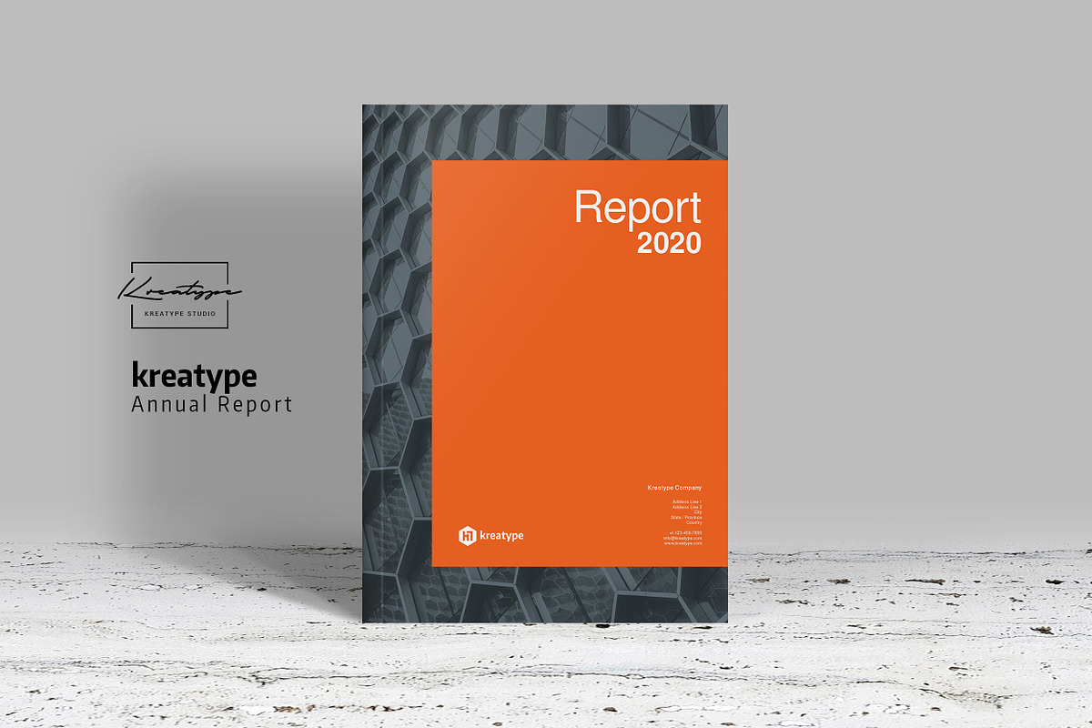 Kreatype Annual Report, a Brochure Template by Kreatype Studio (Photo 1 of 18)