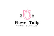 Minimalist Flower Logo Bundle, a Branding & Logo Template by Dyn Studio (Thumbnail 4 of 6)
