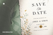 5x7in Handmade Paper Invitation, a Mockup by Custom Scene (Thumbnail 2 of 8)