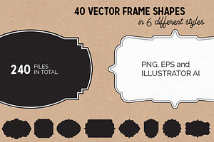 40 Frame Shapes (Volume 1)