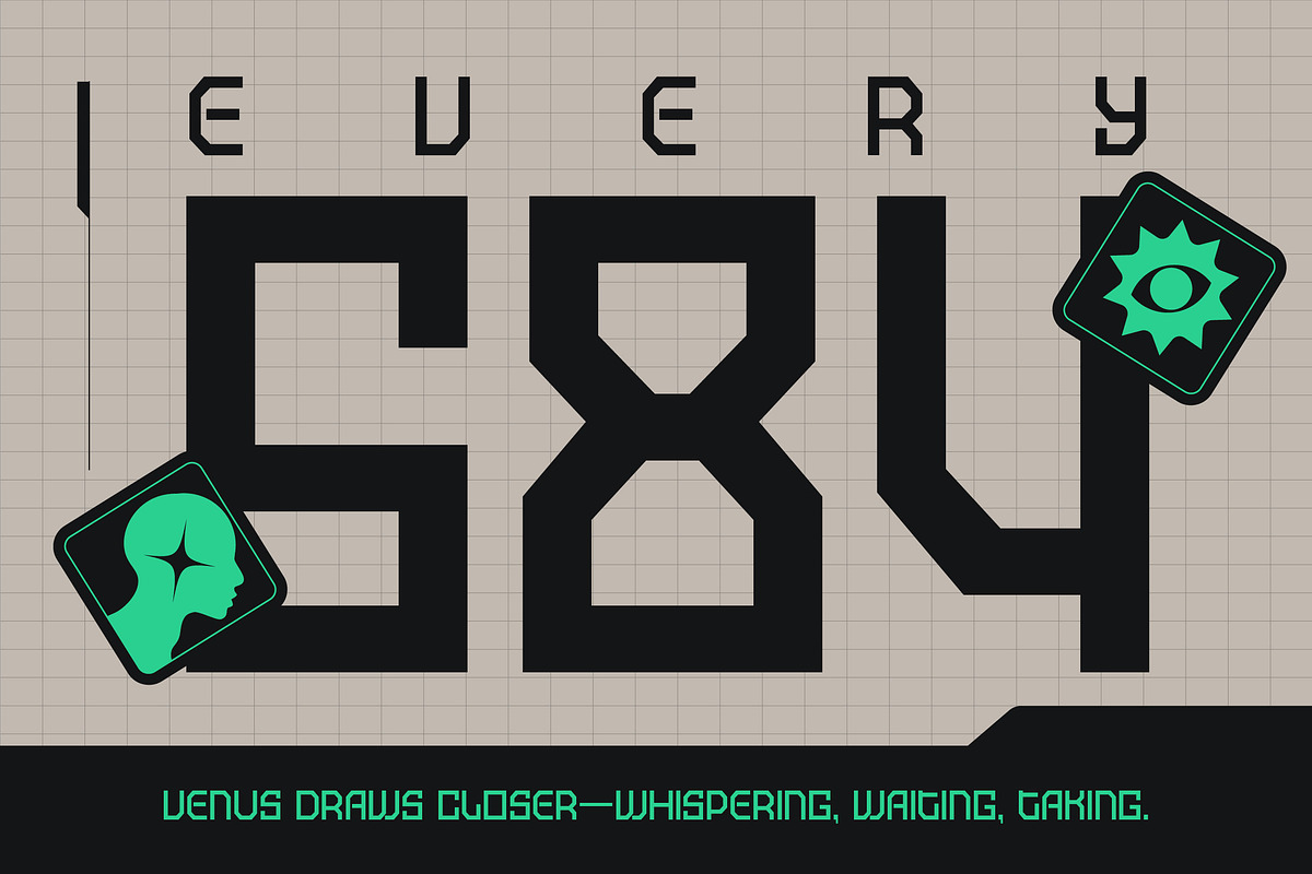 Futurobit, a Font by graphicook (Photo 6 of 10)