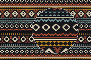 10 Seamless Tribal Boho Patterns